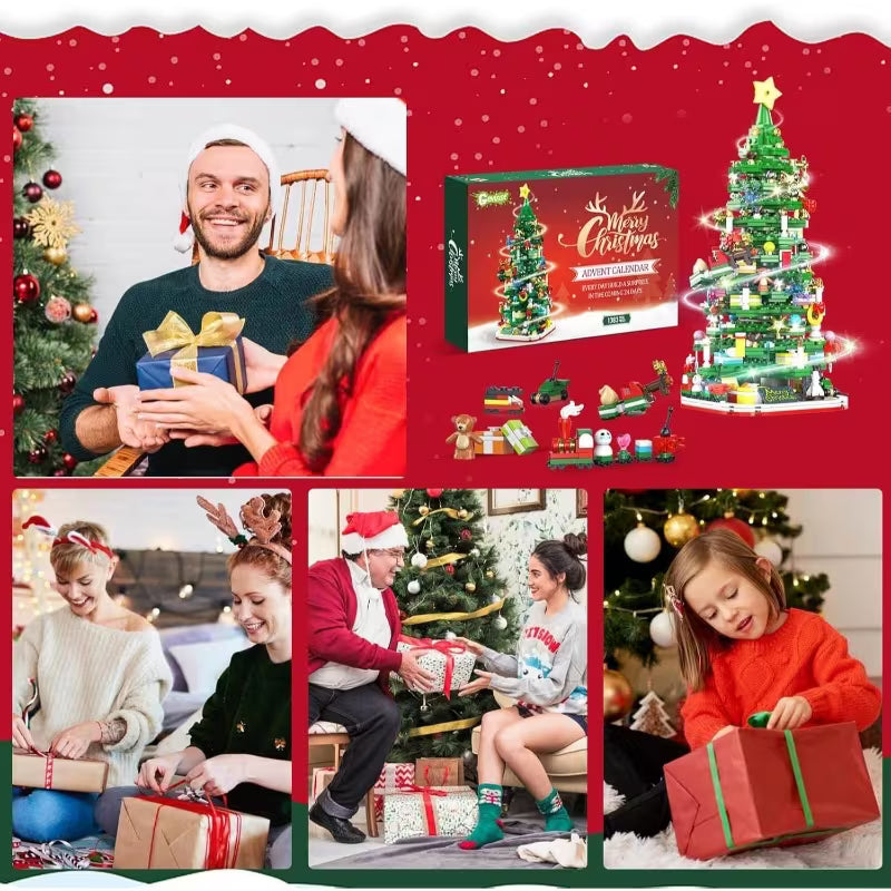 🔥LAST DAY 49% OFF 🎅 Family Christmas Countdown: Build Your Own LED Tree