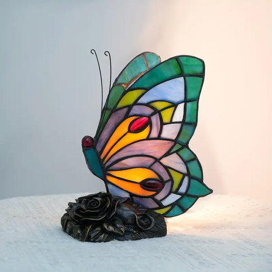 🔥LAST DAY 49% OFF 🎅 Blue Tiffany Butterfly Table Lamp