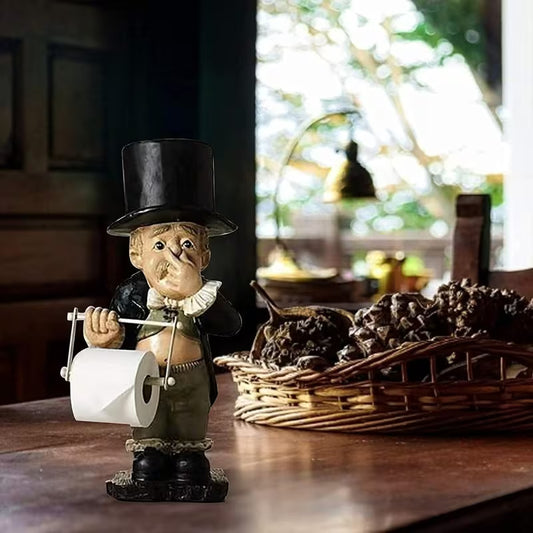 🔥 Your Charming & Quirky Tissue Roll Butler. 😁