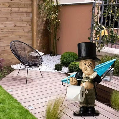 🔥 Your Charming & Quirky Tissue Roll Butler. 😁