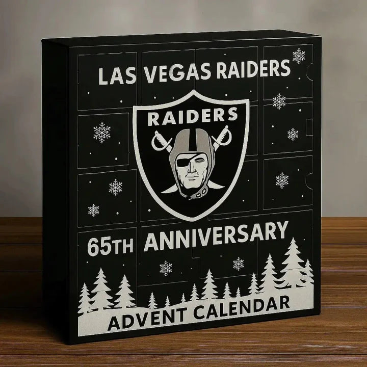 🔥LAST DAY 49% OFF 🎅 Las Vegas Raiders 65th Anniversary Advent Calendar 2025