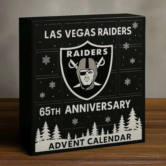 🔥LAST DAY 49% OFF 🎅 Las Vegas Raiders 65th Anniversary Advent Calendar 2025