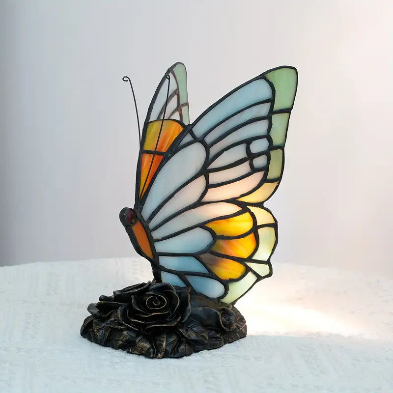 🔥LAST DAY 49% OFF 🎅 Blue Tiffany Butterfly Table Lamp
