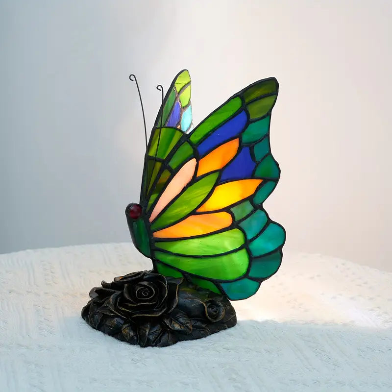 🔥LAST DAY 49% OFF 🎅 Blue Tiffany Butterfly Table Lamp