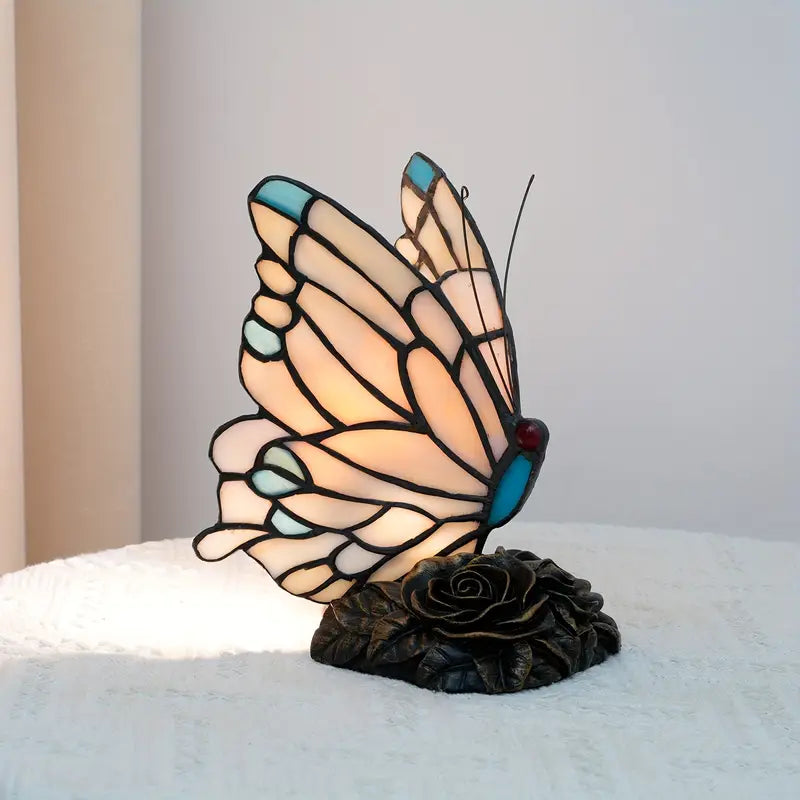 🔥LAST DAY 49% OFF 🎅 Blue Tiffany Butterfly Table Lamp
