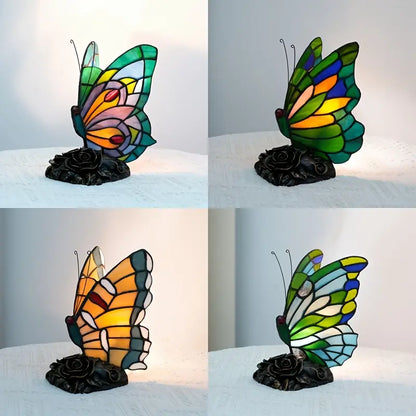 🔥LAST DAY 49% OFF 🎅 Blue Tiffany Butterfly Table Lamp