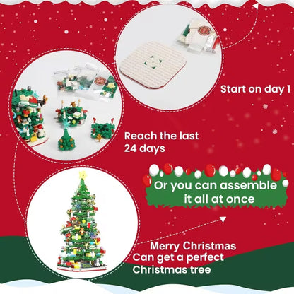 🔥LAST DAY 49% OFF 🎅 Family Christmas Countdown: Build Your Own LED Tree